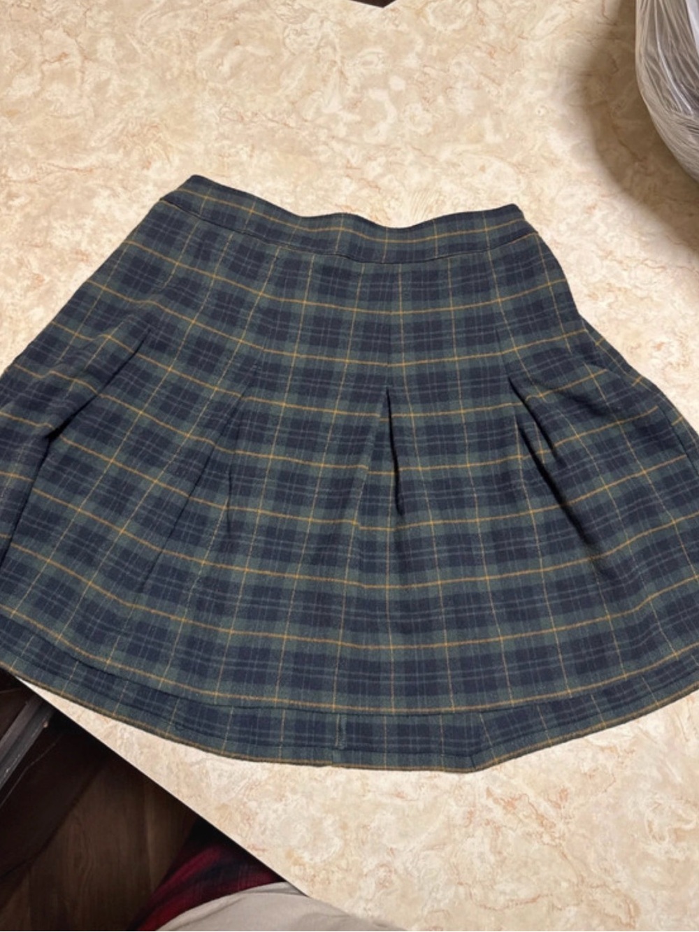 Plaid Pleated Mini Skirt - Hollister